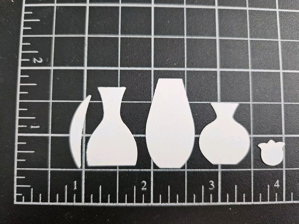 Stampin Up! VASES BUILDER PUNCH Retired New