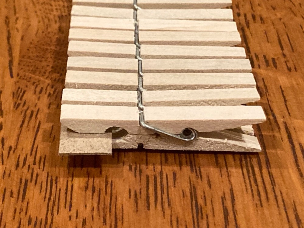 Small Wood & Spring Clothespins (10 pcs)
