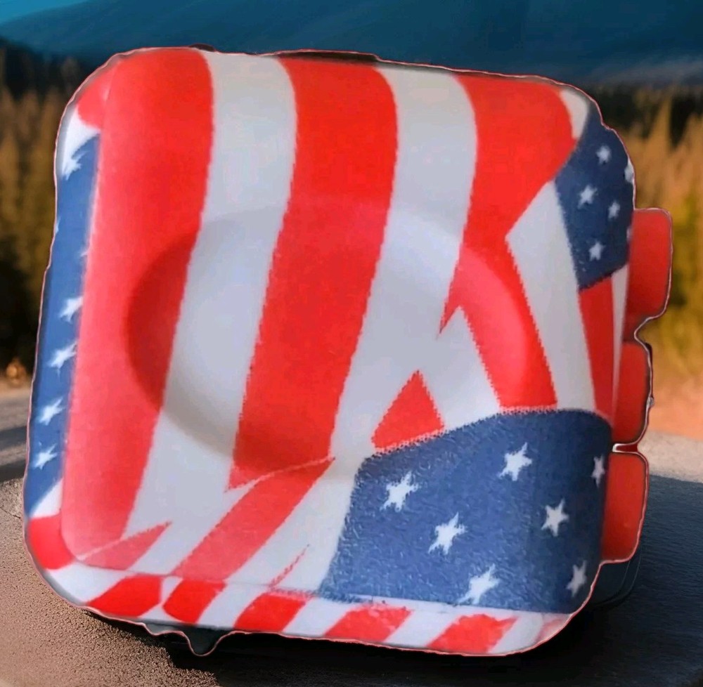 Fidget Cube American Flag Design Black Case