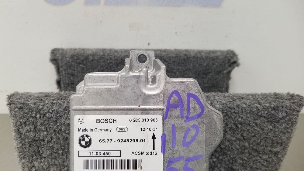 13 BMW M3 E93 CONVERTIBLE SRS CONTROL MODULE 65779248298