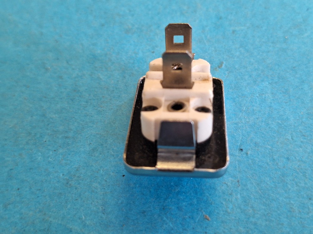 Slide switch ~ Single Pole On / Off ~ Chrome facia