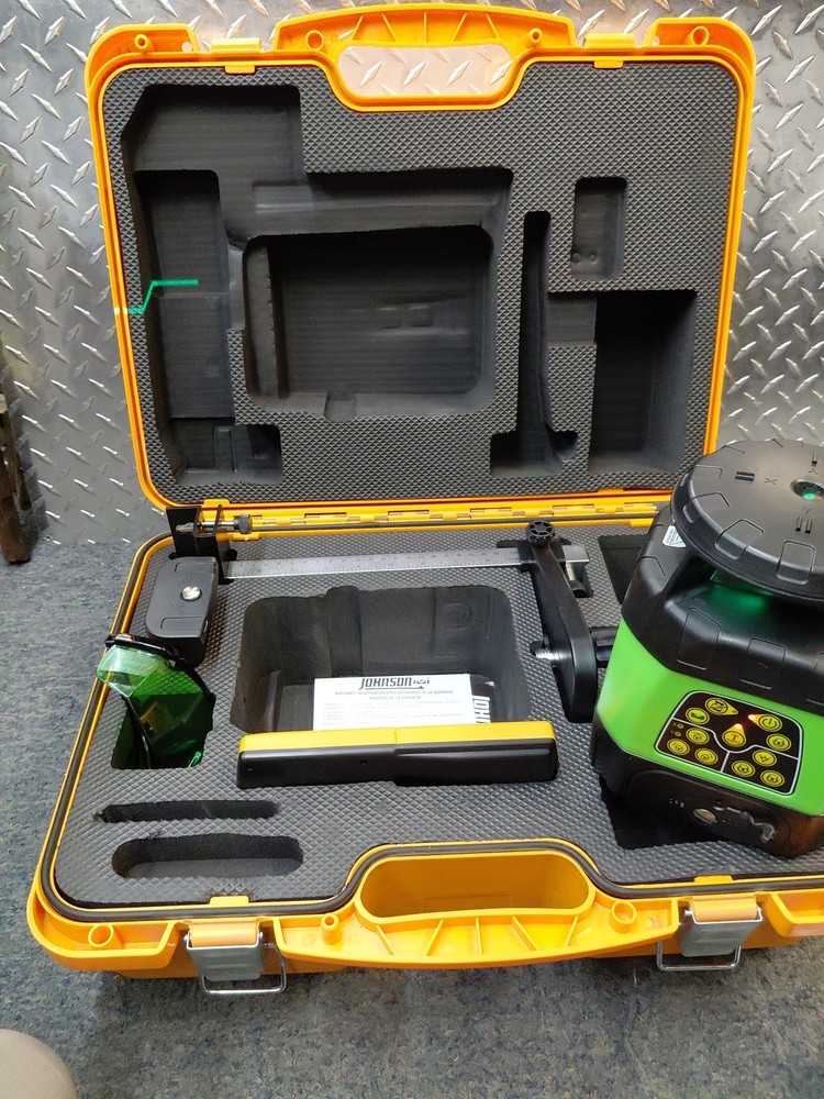 Johnson Level 40-6544 Electronic Self-Leveling Horizontal/Vertical Rotary Level