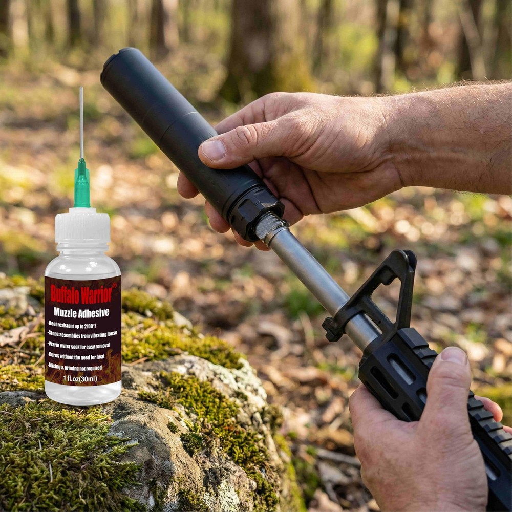 Buffalo Warrior Gun Muzzle Thread Locking Agent for Transparency
