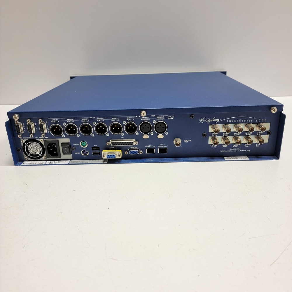 360 Systems ImageServer 2000 Model Number V2000B-250 Broadcast Server