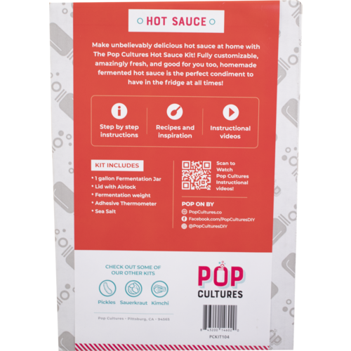 Fermented Hot Sauce Making Kit - Pop Cultures