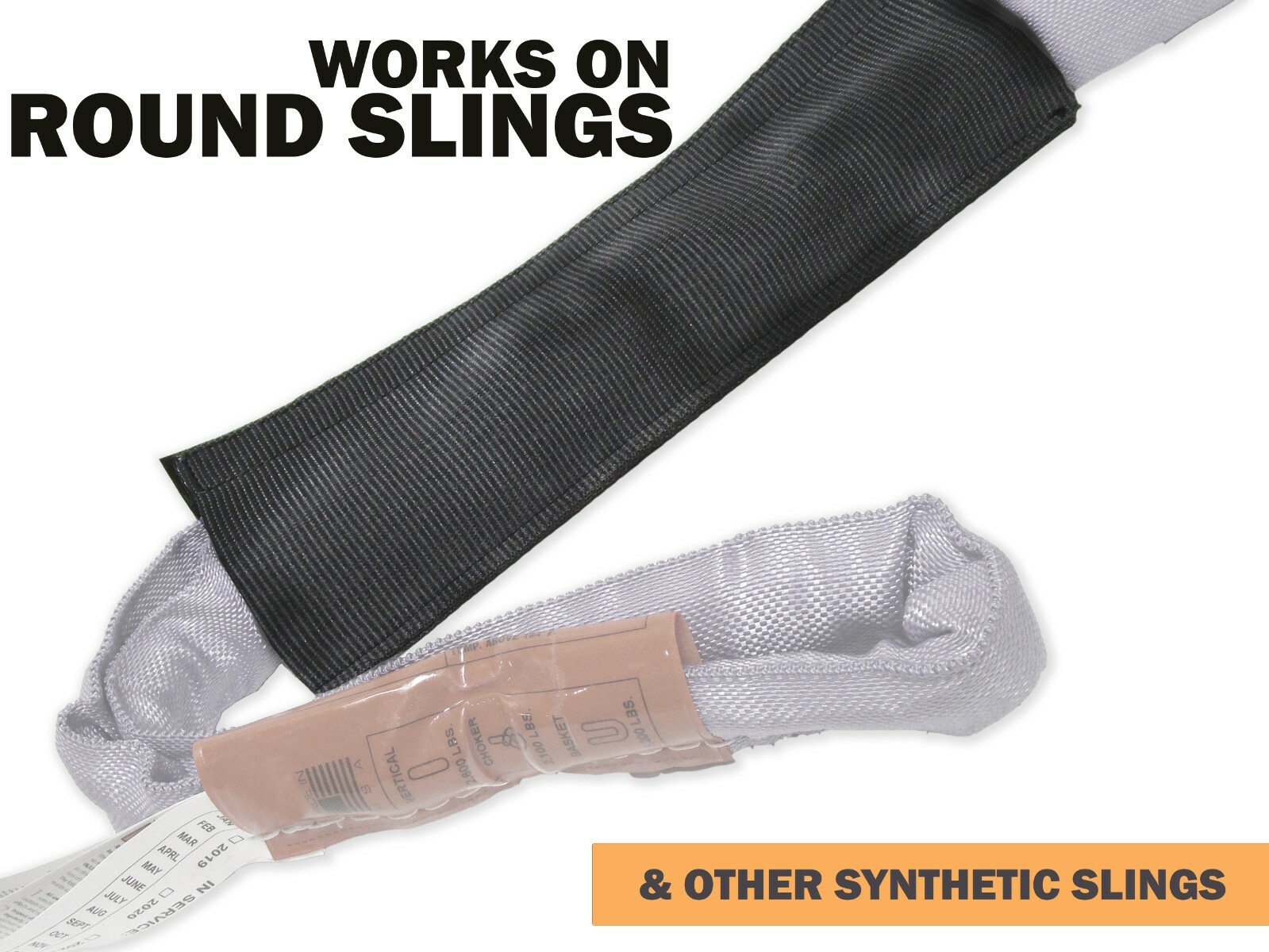 4" x 1' Web Sling Wear Pad Sliding Sleeve for Synthetic Strap Edge Protection