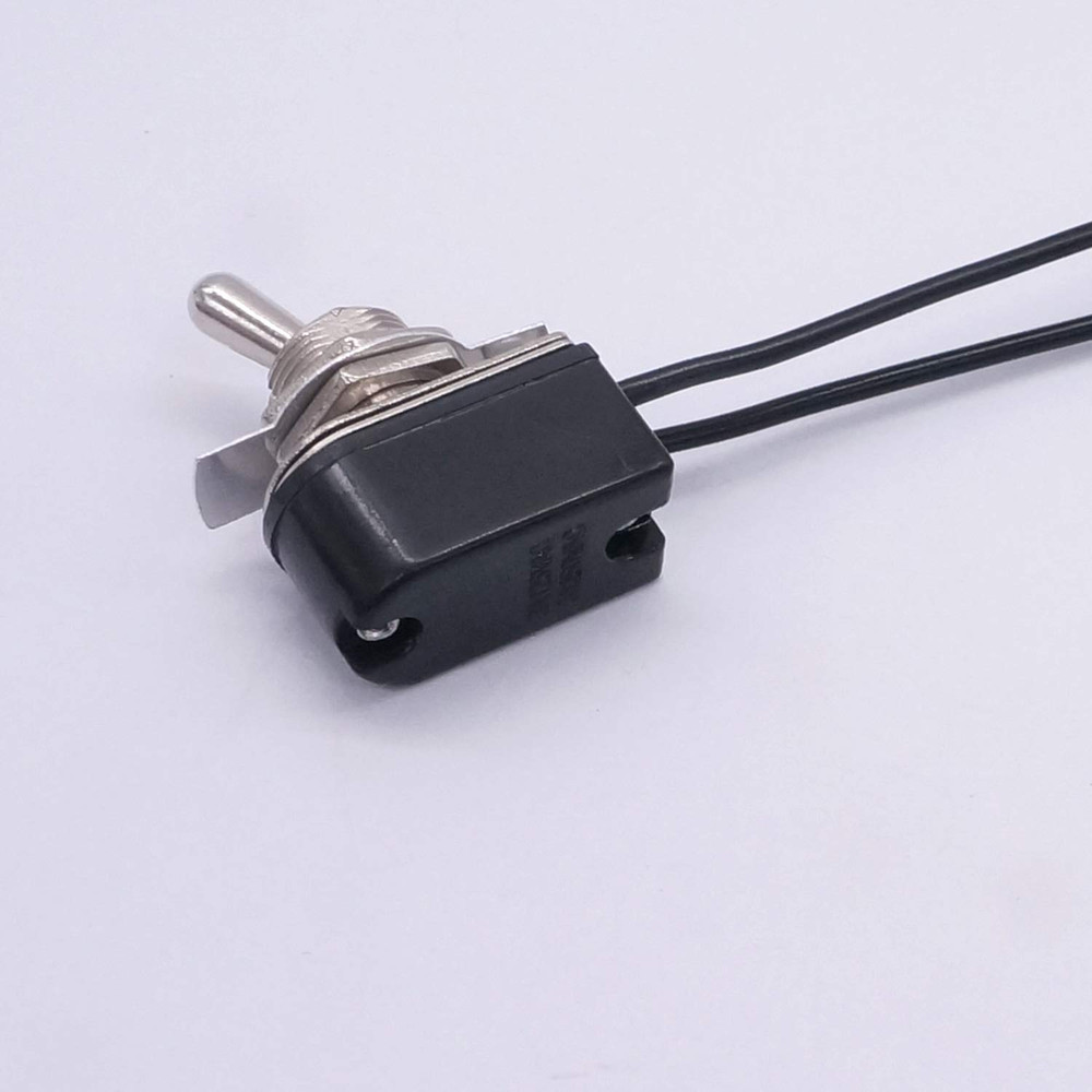 2Pcs Toggle Switch SPST 2 Position Latching On/Off 6A AC 125V /10A DC 12V Toggle