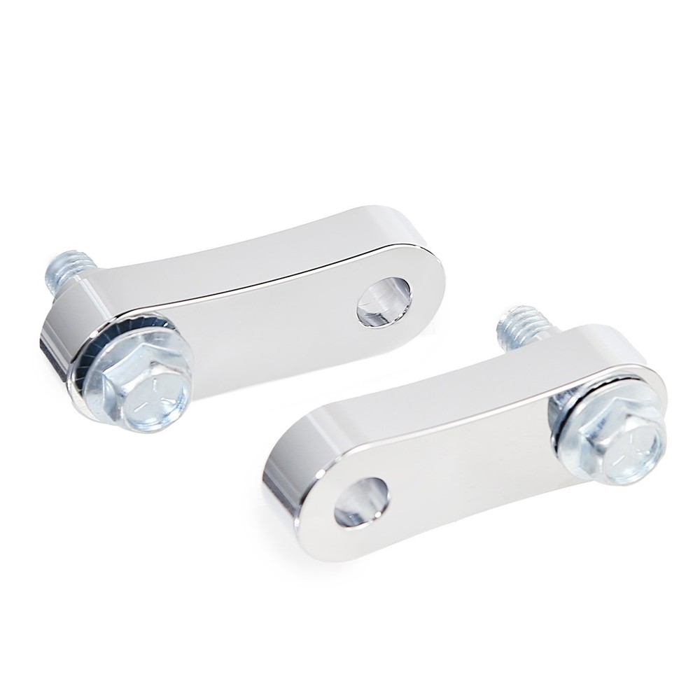 Passenger Foot Peg Riser Relocation Chrome Kit For Harley Softail 00-17