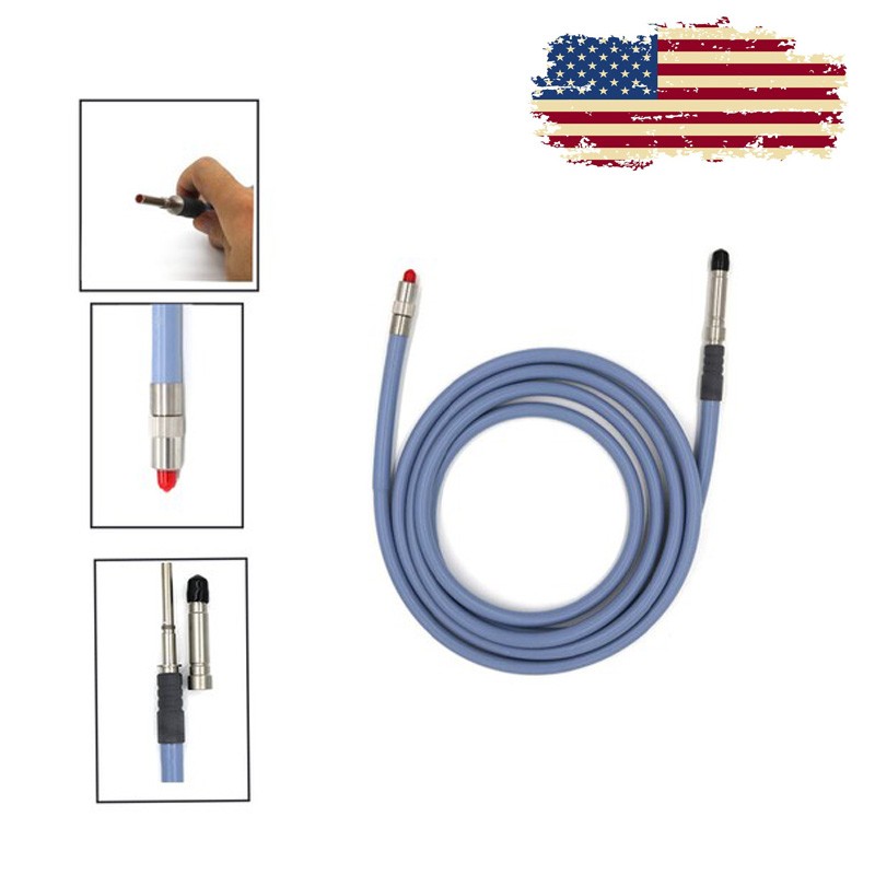 3pcs Endoscope Fiber Optic Light Cable 1.8m Endoscopy LED Light Source Guide