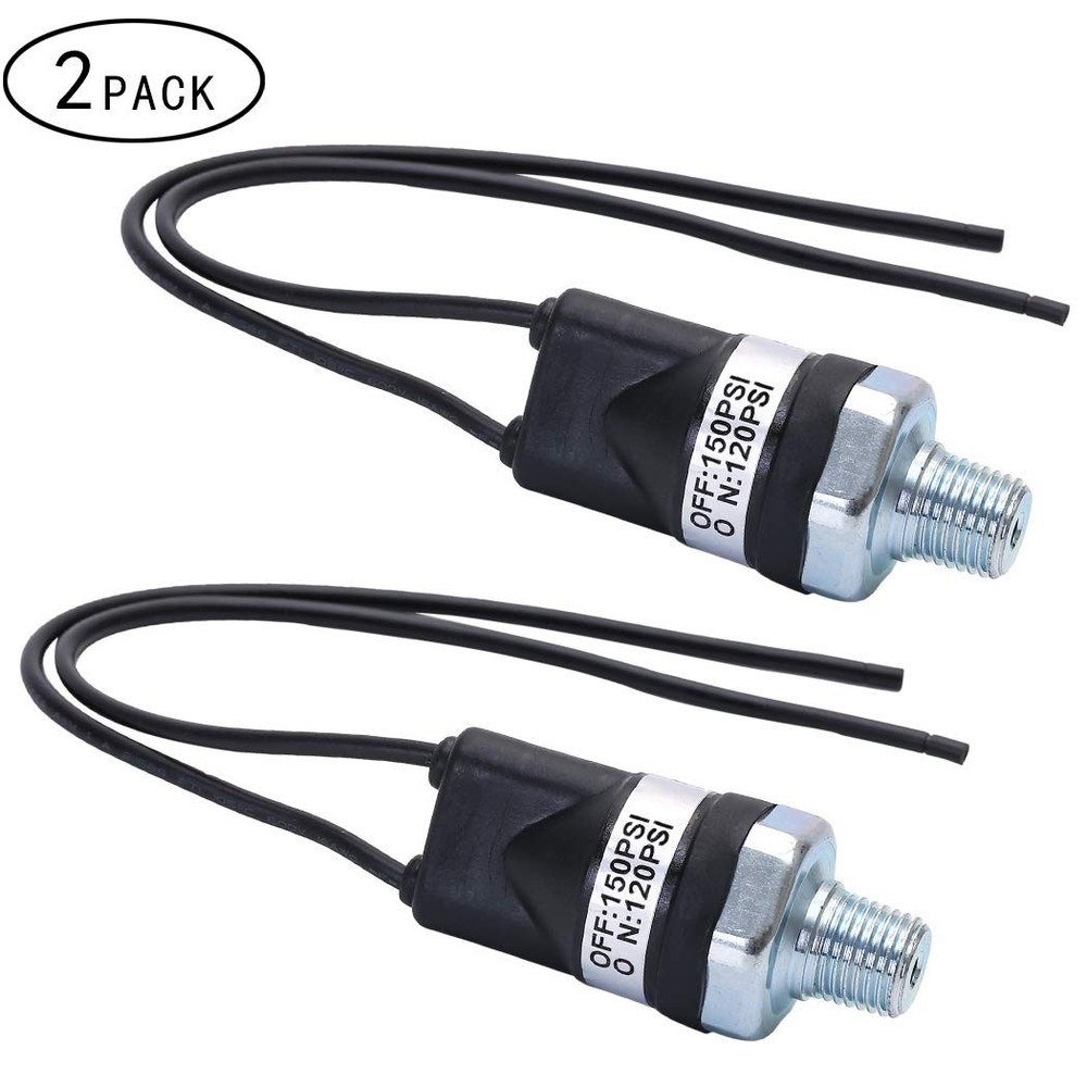 Versatile 120V AC/DC Pressure Switch for Efficient Air Control - 100,000 Cycles