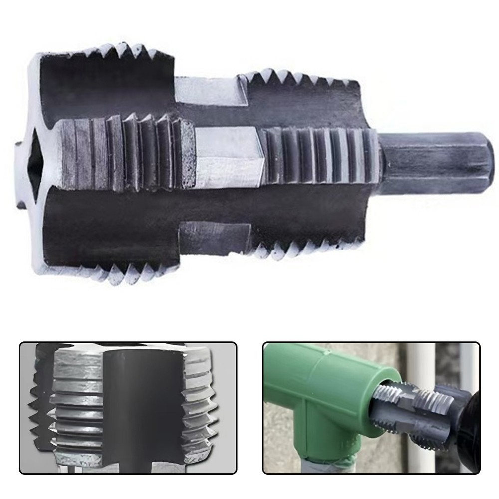 Easily Operable Water Pipe Internal Thread Opener with Standard Threads