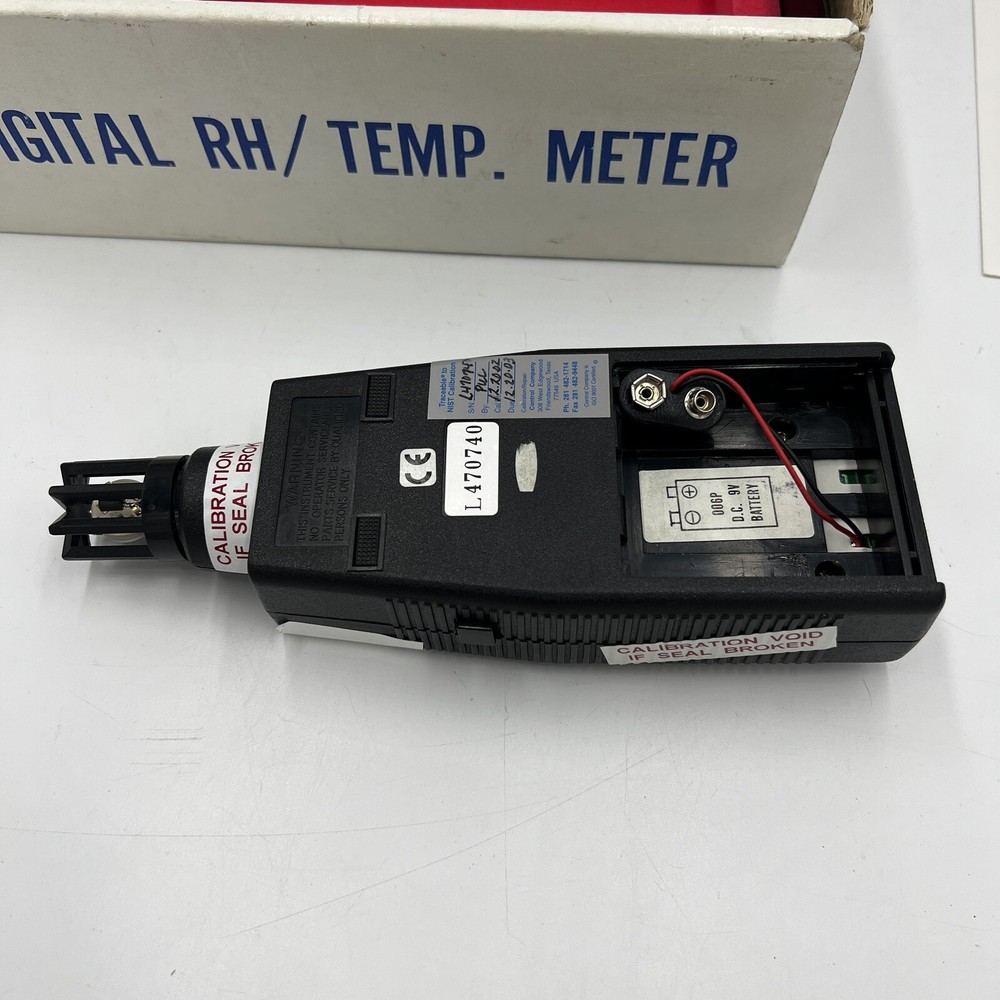 TRACEABLE VWR DIGITAL HUMIDITY TEMPERATURE METER SENSOR (262-1)