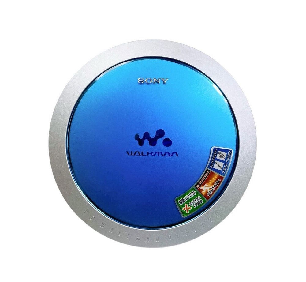 SONY Walkman D-EJ720 CD Player Blue Good
