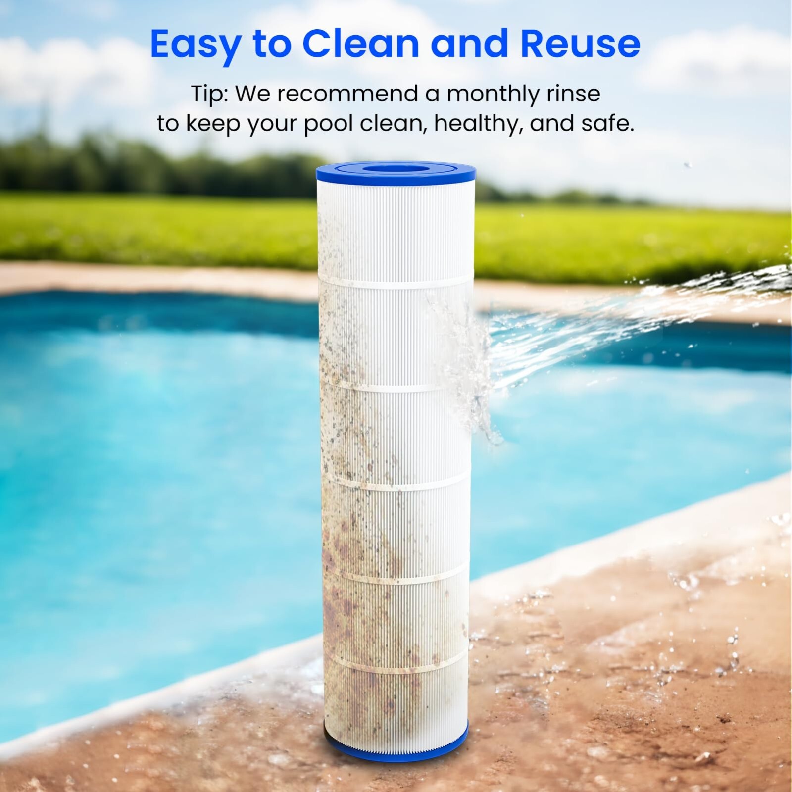 CV460 Pool Filter Cartridges Replacement for Jandy CV460, CL460, Jandy R0554600