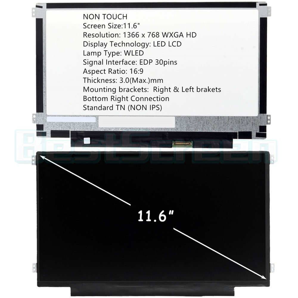 New 11.6 HD LCD LED Replacement Screen For CTL Chromebook NL6D