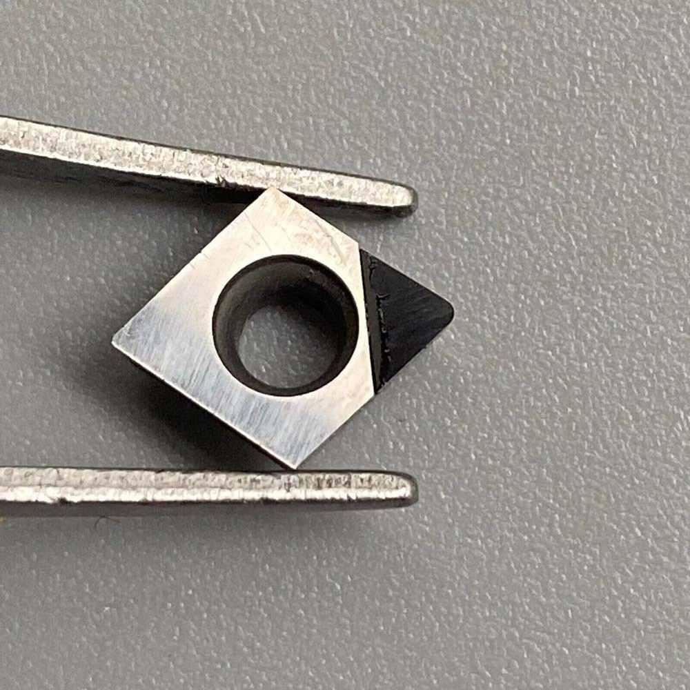 2pcs PCD Inserts CCGT060204 Designed for CNC Processing For Aluminum Copper