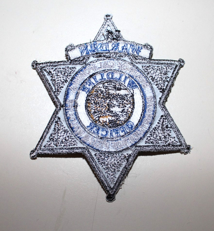 California Reproduction Warden Embroidered Patch