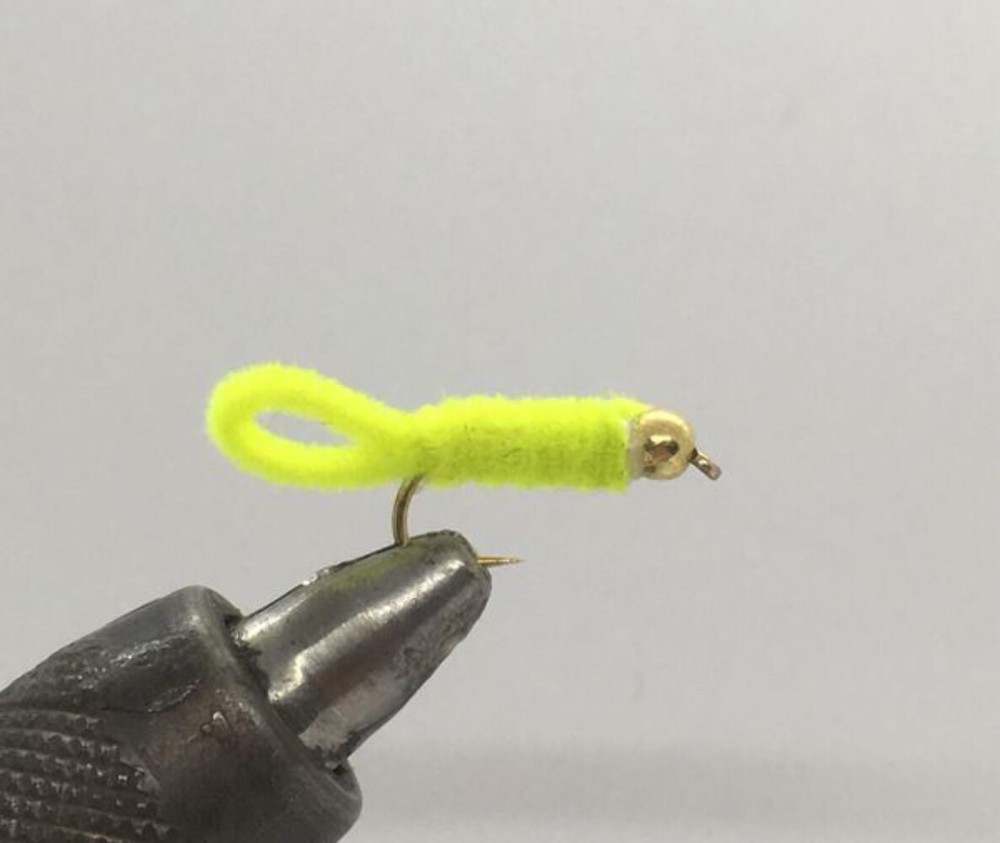 One Dozen (12) - Tungsten Beadhead Green Weenie