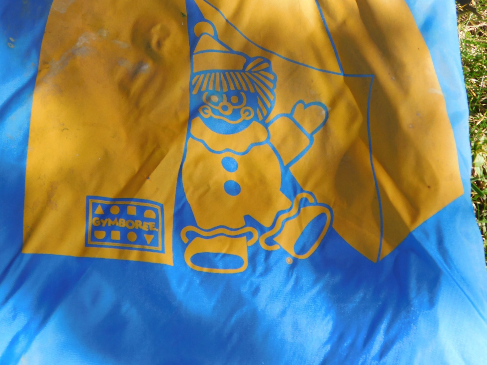 VTG 90's GYMBOREE PLAY SLEEP TENT INDOOR OUTDOOR GYMBO THE CLOWN RAINBOW