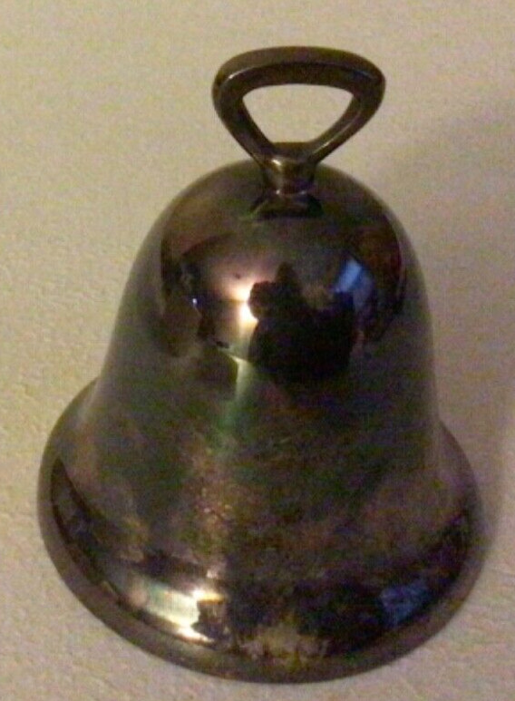 Reed & Barton Silver Plated 25th Anniversary Engraved Dinner Bell