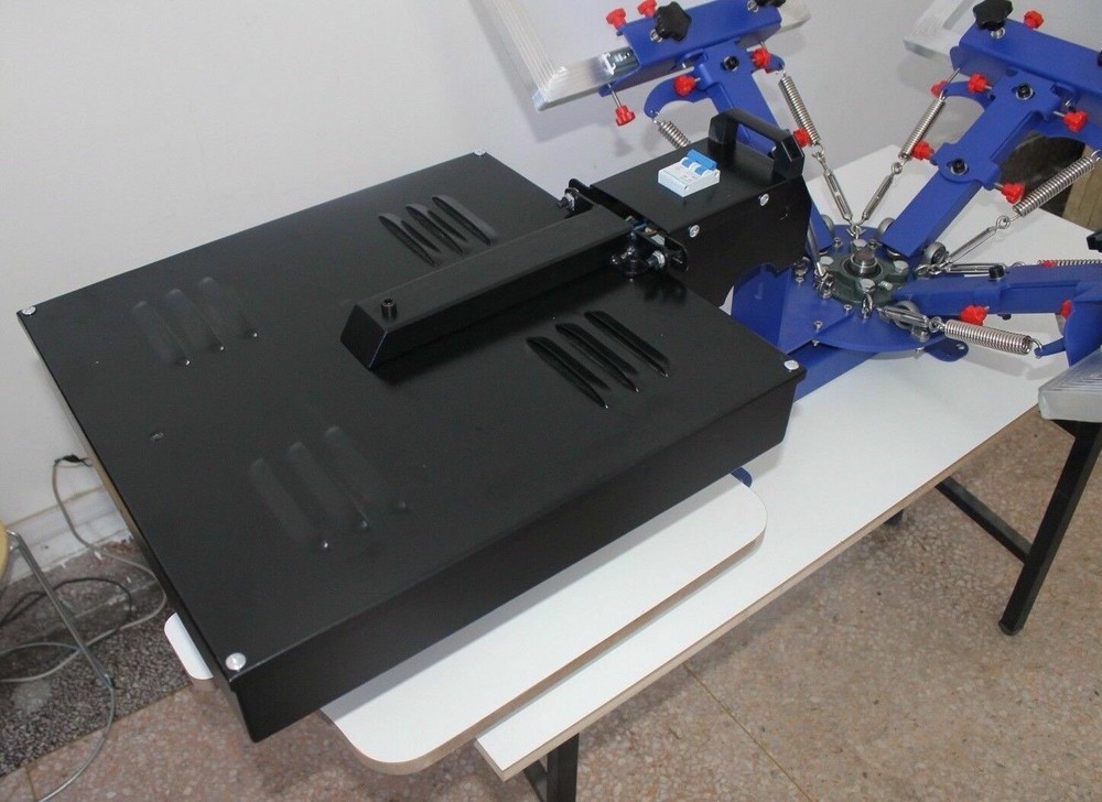 INTBUYING Micro-adjust 3 Color Screen Printing Machine&Flash Dryer Enhanced