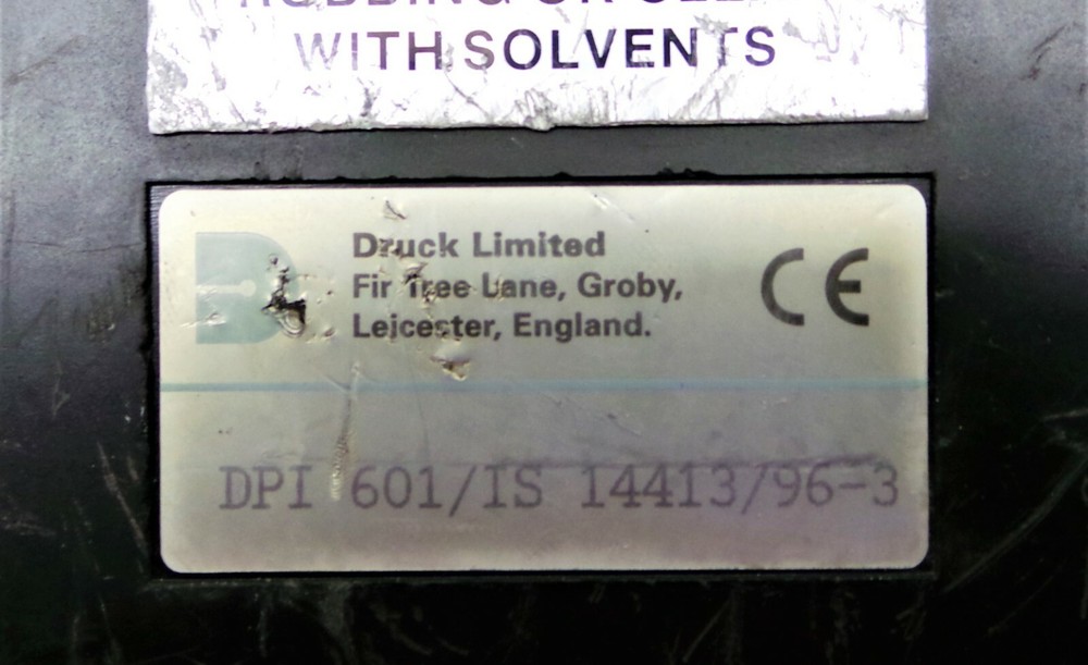 Druck DPI 601 IS Digital Pressure Indicator.