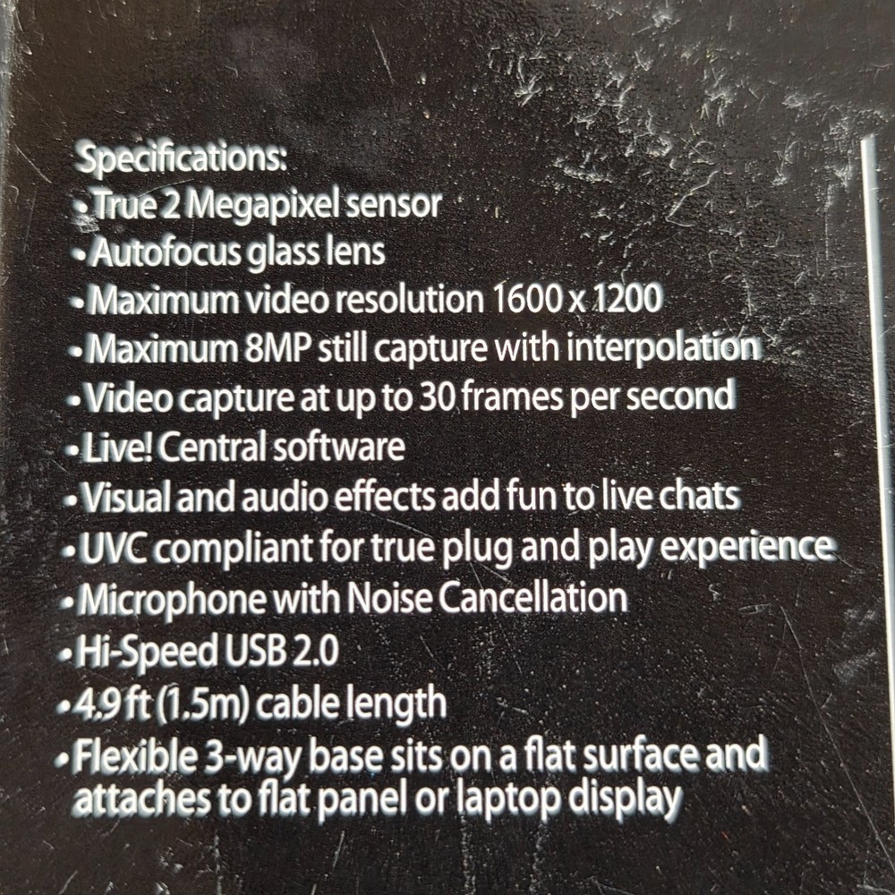 Rocket fish Web Cam NIB