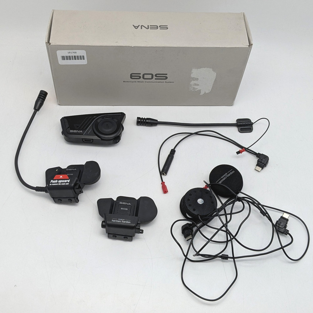 Sena 60S Motorcycle Mesh Bluetooth Communication System Headset Single (60S-01)