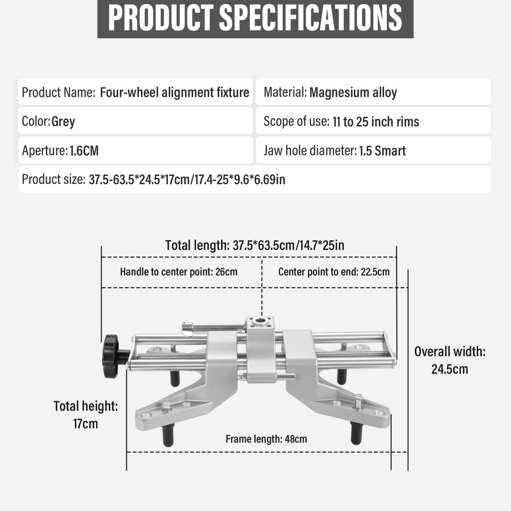 For Camber Caster Gauge Wheel Alignment Rack 3D DSP Wheel Alignment Rack Tool