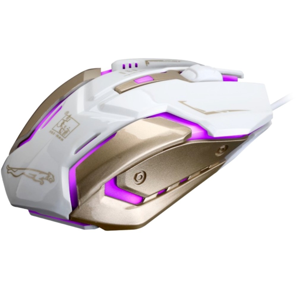 SANOXY Wired Gaming Mouse Adjustable DPI Ergonomic USB White