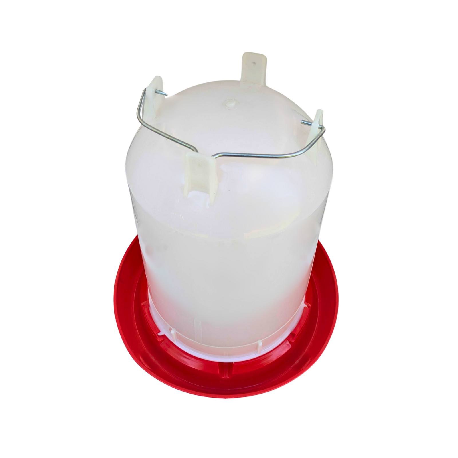 Little Family Members Chicken Waterer 4-Gallon Metal Handle Poultry Drinker