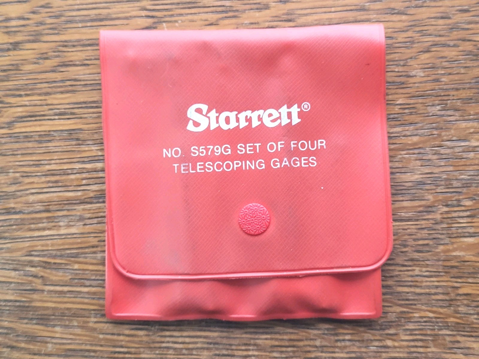 Vintage L. S. Starrett No. S579G Set of Four Telescoping Gages in Pouch USA