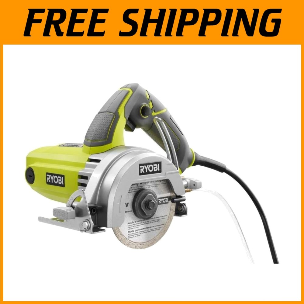 Compact Hand-Held Tile Saw - 90 Degree Cutting Angle