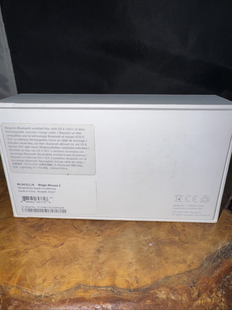 Apple Magic Mouse - White Multi - Touch Surface - 2024 (Aa)