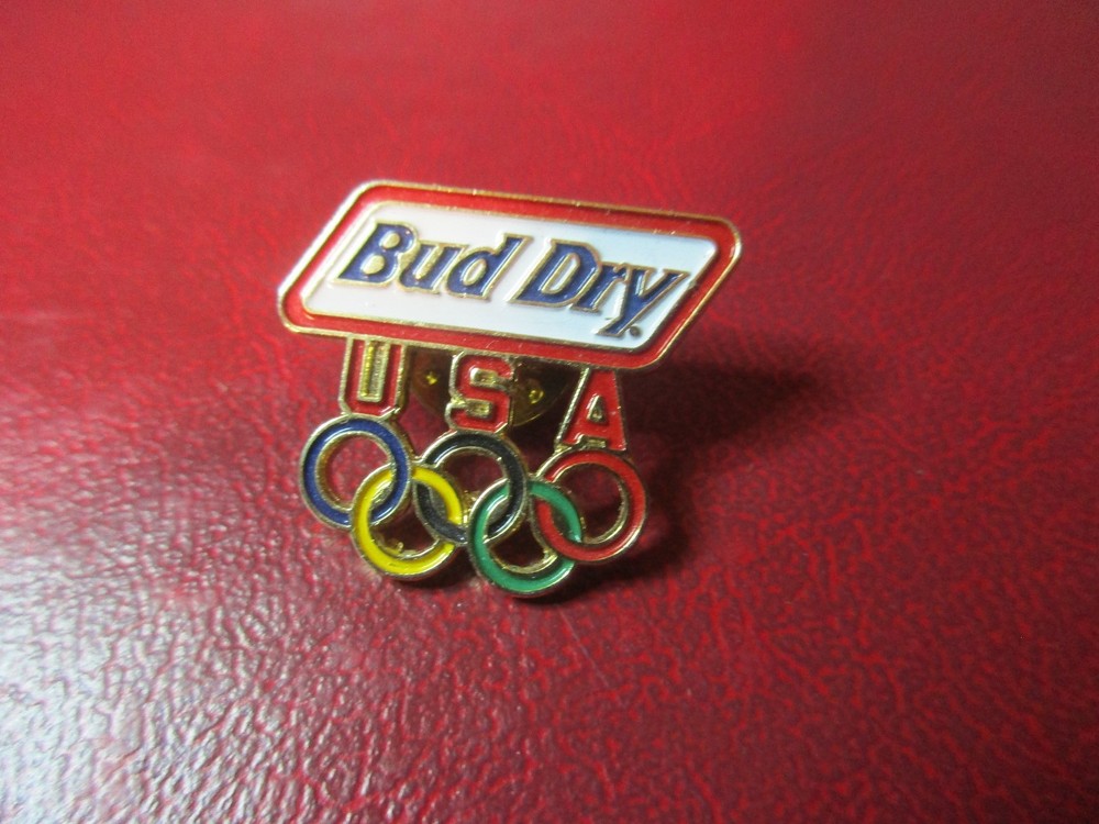 Beer Pin- Bud Dry Olympic