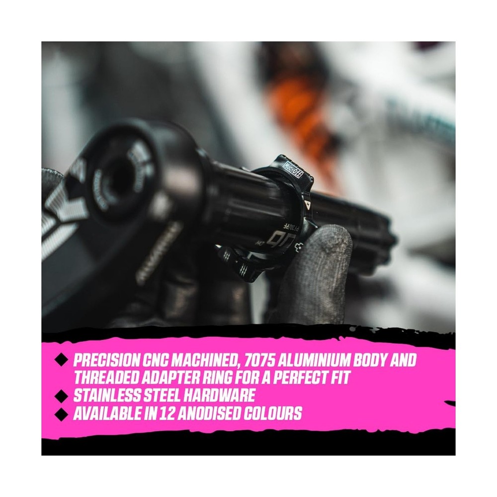 Muc-Off Crank Preload Ring, Black - Durable Bottom Bracket Adjuster for Bicyc...