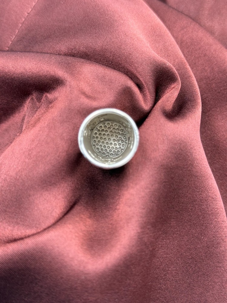 1980 Hallmark Cards Sterling Silver Thimble, Excellent Condition