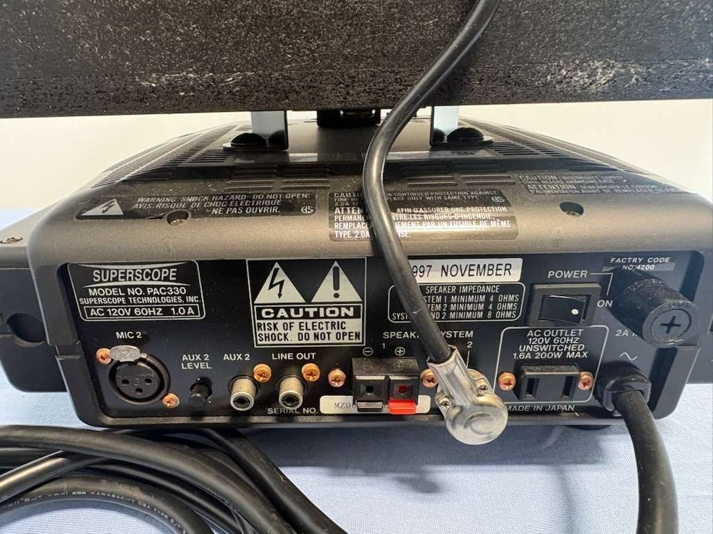 Superscope Technologies Speaker System Model SPK300, PAC330
