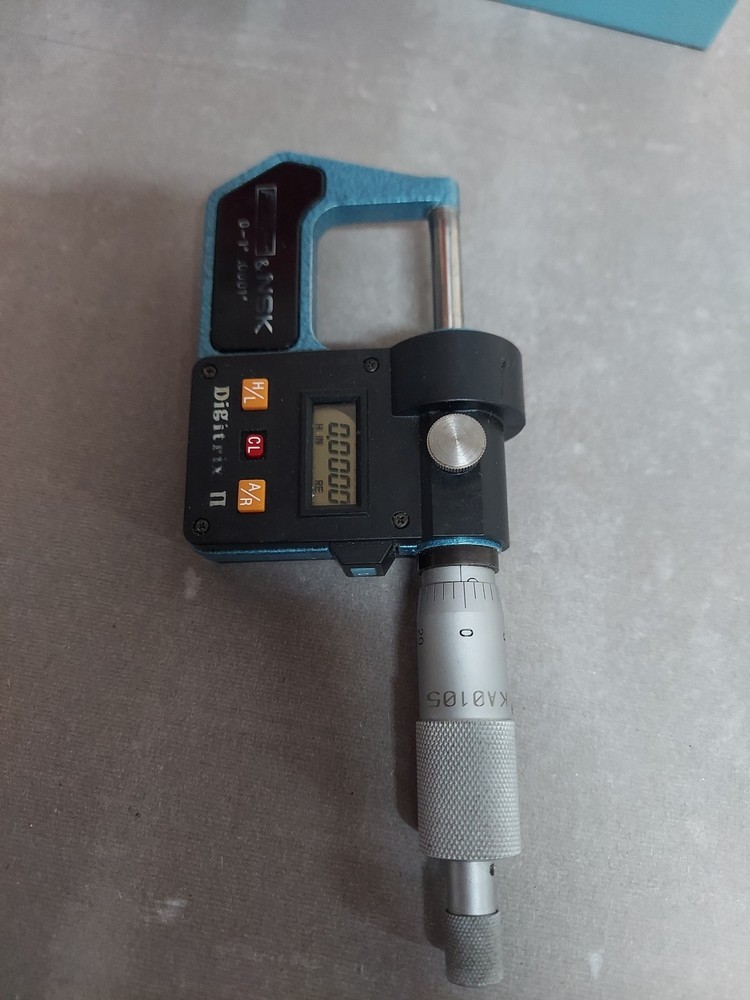 FOWLER NSK DIGITRIX MARK II ELECTRONIC MICROMETER TOOL 0-1" .0001