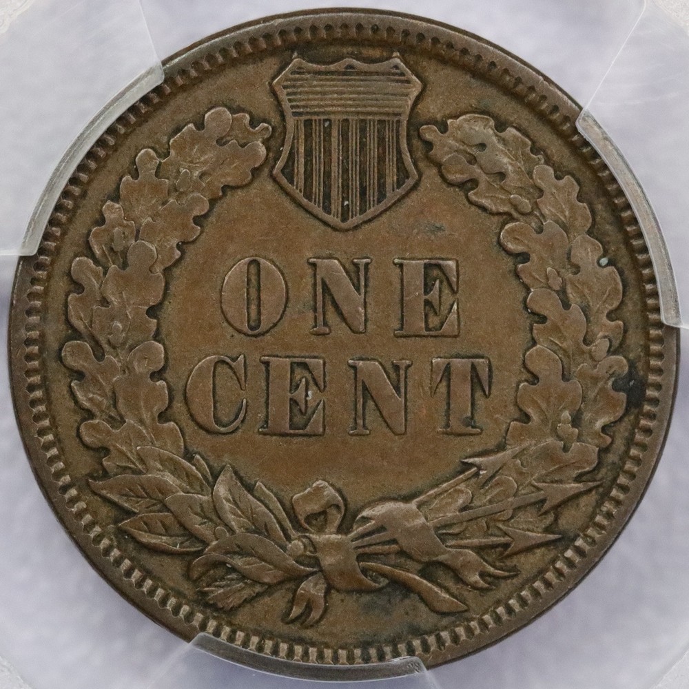 1886 Type 1 1c Indian Head Cent - PCGS AU 53