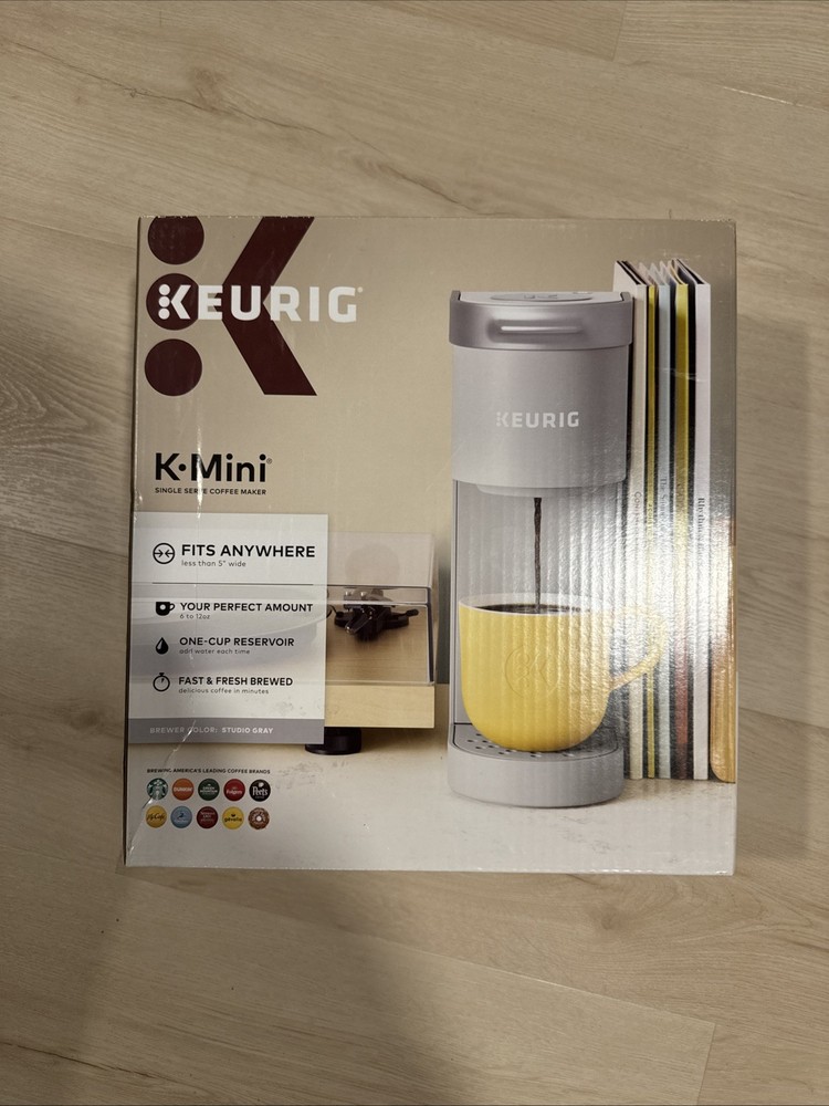 Keurig K-Mini Single Serve K-Cup Pod Coffee Maker - Studio Gray