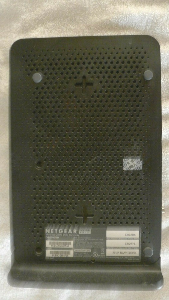 Netgear Wireless Cable Data Gateway 3.0 Modem Router CG4500BD +Power Adapter