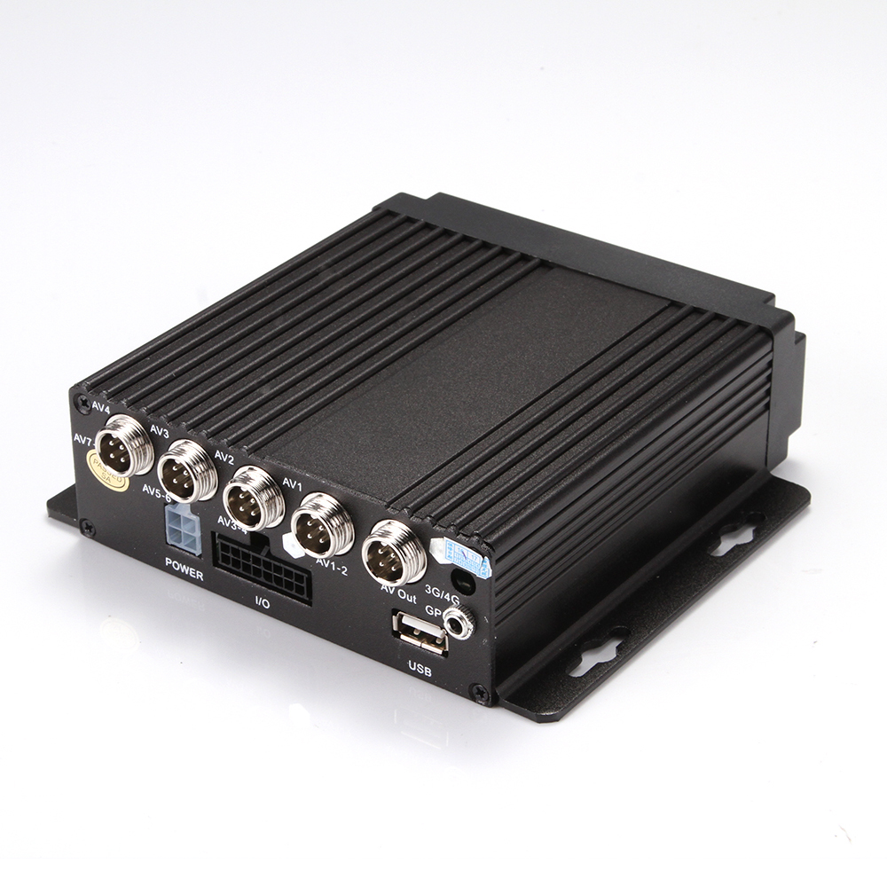 4ch Vehicle Car SW-0001A Mobile DVR Security Video Recorder +4 CCD Lens Camera