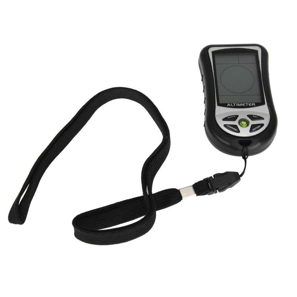 Protable Camping 8 In 1 Digital Compass Altimeter Barometer Thermometer