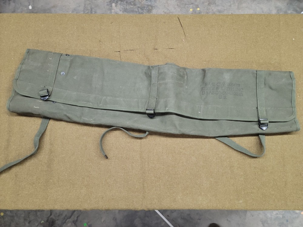 Vietnam War Us Army Antenna Storage Bag Dated 1969