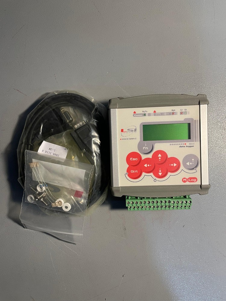 LSI LASTEM M-Log ELO008 Mini Data Logger -Environmental Logger Full Set