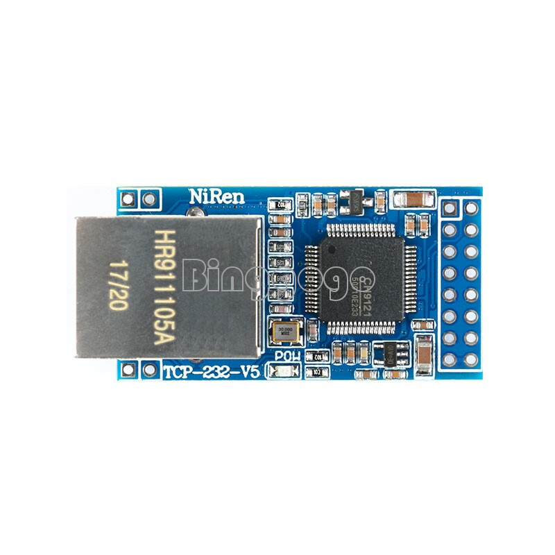 1PCS CH9121 Serial Port To Ethernet Single Chip Microcomputer Networking Module