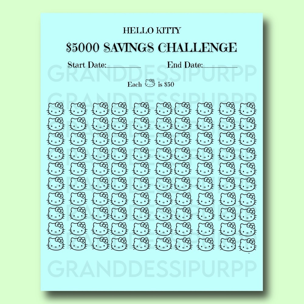 5K Hello Kitty Money Saver