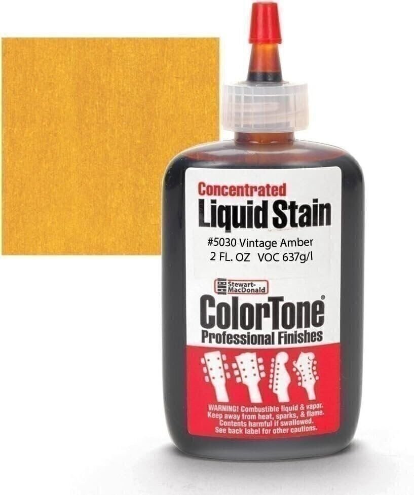 ColorTone Concentrated Liquid Stain for Stringed Instruments, Vintage Amber