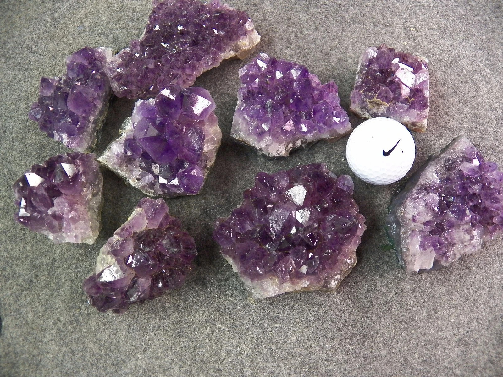 Natural Amethyst Cluster Purple Crystal Stone Healing Crystal Mineral Home Decor